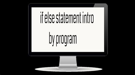 If else statements in c++ is also used to control the program flow based on some condition, only the difference is: c++ if else statement example program - YouTube