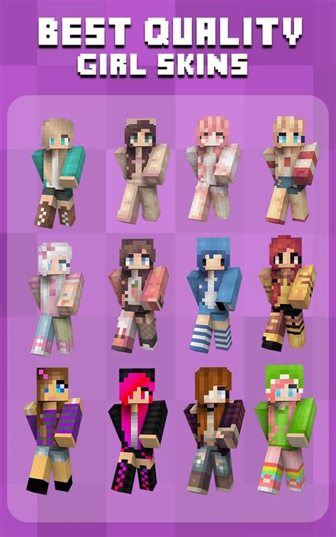 Download Do Apk De Girl Skins For Minecraft Para Android