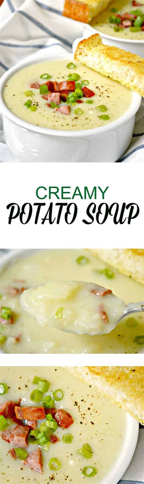 I also add broccoli, carrots, corn, peas or any. Creamy Potato Soup