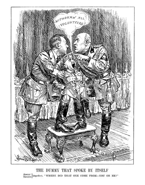 Hitler And Mussolini Cartoon