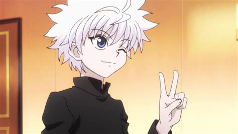 Anime Boy Doing Peace Sign