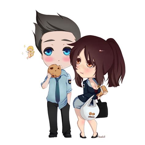 Download Chibi Couple Anime Free Transparent Image Hq Hq Png Image In