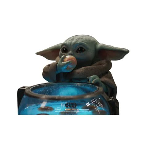 The Mandalorian Grogu Child Baby Yoda Lifesize Cardboard Standup