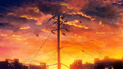Anime Sunset Wallpaper Hd Anime Sunset Wallpapers Hd Desktop