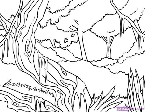 Determine the background color you want to use. jungle coloring pages | Background Coloring Pages ...