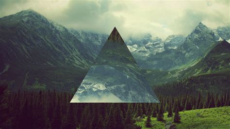 Triangle Landscape Polyscape Wallpaper 121623 2560x1440px On