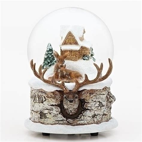 Snow Globe Deer Home And Kitchen