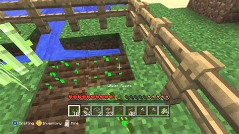 Lets Play Minecraftxbox 360 Edition Episode 1 Time To Start Farming