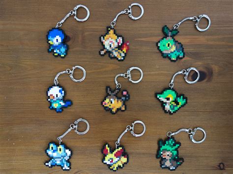 Pokemon Pixel Art Keychains Pins Magnets Or Earrings Etsy
