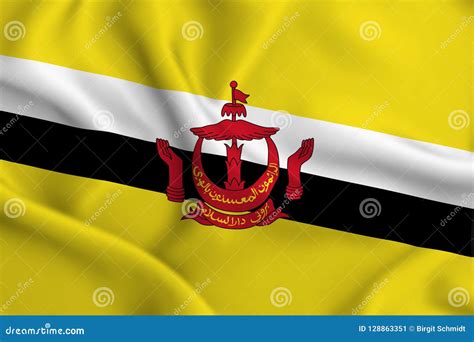 Brunei Flag Illustration Stock Illustration Illustration Of Country