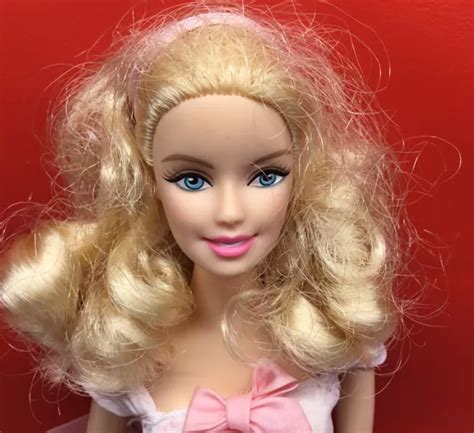 Barbie Birthday Wishes Model Muse Body Mattel Doll Pink Tulle