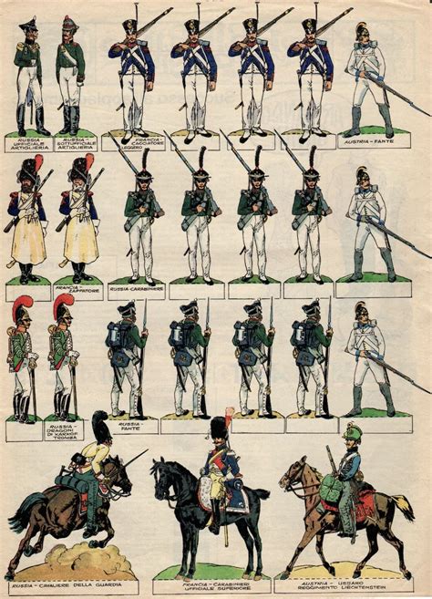 Navi Military Uniforms Napoleonic Wars Soldiers Paper Craft Scout Miniatures Figures