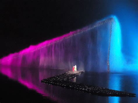 Waterlight Show On Famous Westlake Of Hangzhou China Light Art