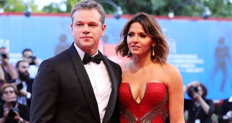 Matt Damon Gets Support From Wife Luciana At Downsizing Venice Film Fest Opening Ceremony