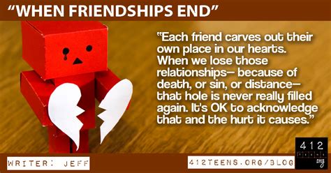 When Friendships End Blog