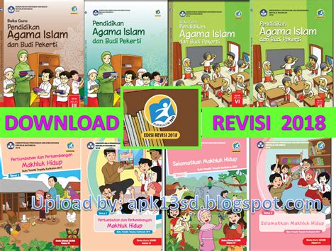 Buku pai (pendidikan agama islam dan budi pekerti) guru dan siswa kelas 12 sma ma smk mak edisi revisi 2018 kurikulum 2013. BUKU KURIKULUM 2013 REVISI 2018 SD - apK13sd