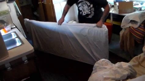 Finding the best bunk bed mattress for your bunk bed set can be challenging. tips to making a bed in an rv (bunk beds:fitted sheets ...