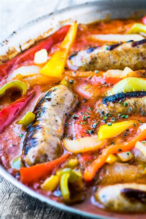 Creamy tagliatelle with italian sausage meatballsreceitas da felicidade! Easy Sausage and Peppers Recipe | The View from Great Island
