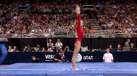 nastia liukin vault 2008 olympic trials day 2 youtube