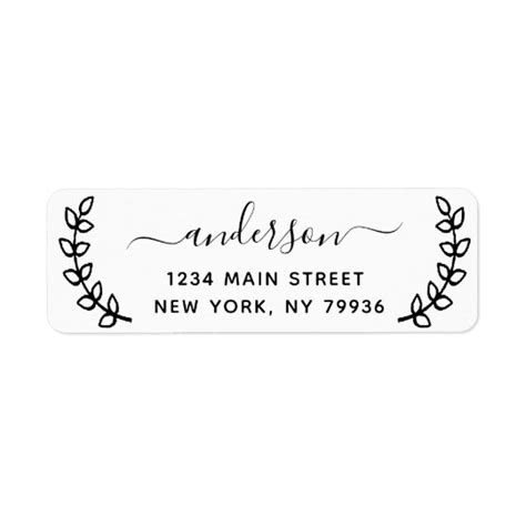 Create Your Own Return Address Label Zazzle Com