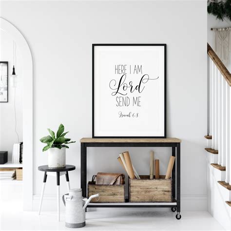 The Lord Is My Strength And My Shield Psalm 287 Bible Verse Poster