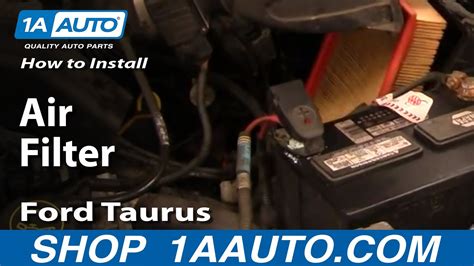 How To Replace Engine Air Filter 98 07 Ford Taurus Youtube