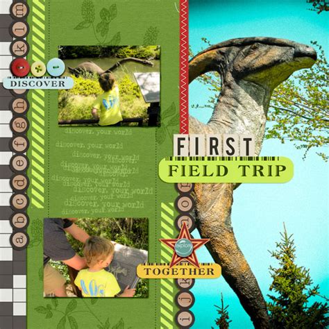 Field Trip Papers Sahlin Studio Digital Scrapbooking Designs
