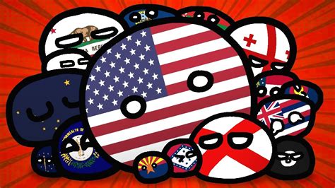 Countryballs Meet The American States Youtube