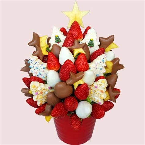 Fruity T Magical Christmas Fruit Bouquet Edible Baskets Uk