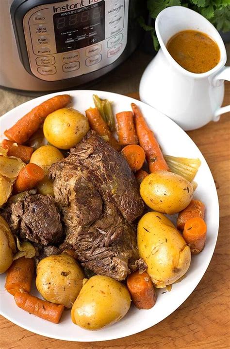 Make the best pot roast for instant pot using this recipe! Instant Pot Simple Pot Roast | Simply Happy Foodie