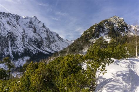 Slavkovsky Peak In A Beautiful Winter Scenery High Tatra Mountains