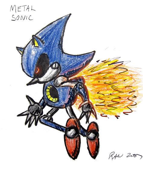 Metal Sonic From Sonic Cd By Artmasterrich On Deviantart