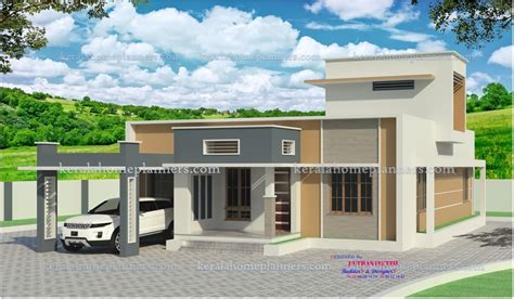Low cost 3 bedroom house floor plan design 3d. Low Cost 3 Bedroom Modern Contemporary Home in 20 Lakhs ...