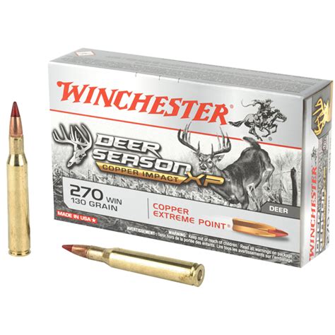 Winchester Deer Season Xp Copper 270win 130gr Smileys Armory