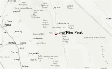 Lone Pine Peak Mountain Information