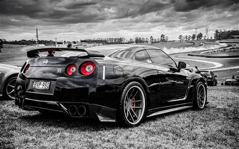 Nissan Gt R Stance Black Gt R R35 Tuning Supercars Japanese Cars