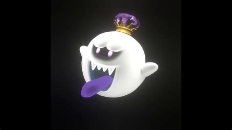 King Boo Laughing Blender Animation Youtube