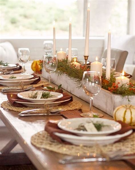 38 inspiring diy thanksgiving dining table decorations rustic thanksgiving