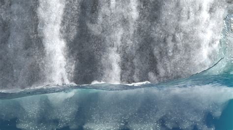 Waterfall Digital Signage Loop Motion Graphics On Behance
