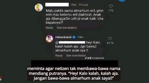 Netizen Nyinyir Pemilu Sebut Eril Ridwan Kamil Ngamuk Kalah Kalah