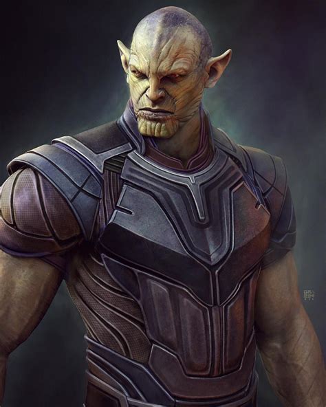 Mcu Concept Art Super Skrull Marvel Concept Art Marvel Artwork