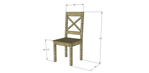 Free Plans To Build A Dining Chair 2 Dining Chairs Diy Farmhouse