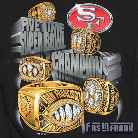 San Francisco 49ers 5 Time Superbowl Champions The 49ers Won Five