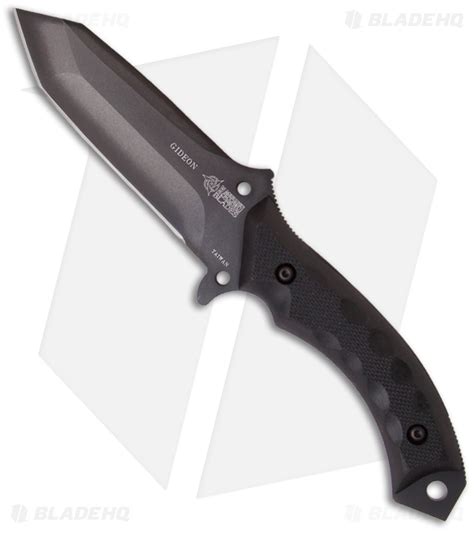 Blackhawk Gideon Tanto Fixed Blade Knife 5 Black Plain 15tp00bk