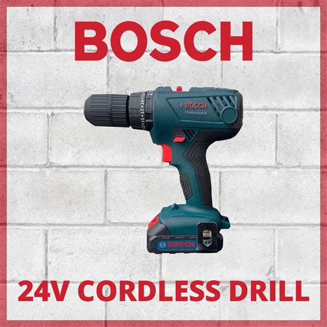 Bosch Cordless Impact Drill V Pcs Battery Shopee Philippines