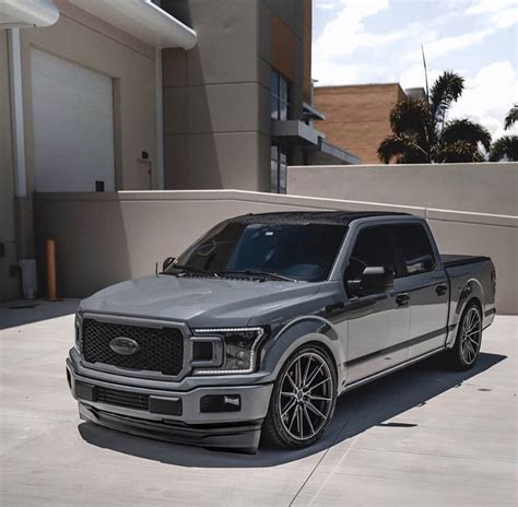 Lowered Ford F 150 On 24 Inch Wheels Won T Leave The Tarmac Anytime