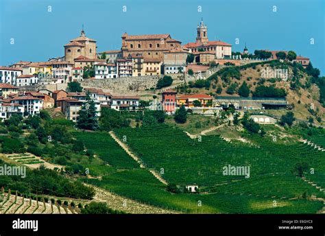 View At La Morra Langhe Piedmont Italy Stock Photo Alamy