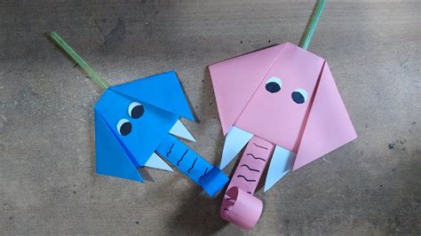 How To Make Paper Elephant Toy Elephant Art Diy Elephant Toy Art N