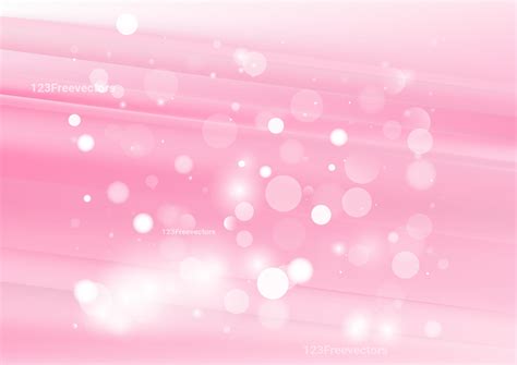 Abstract Light Pink Blurred Bokeh Background