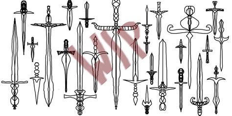 Weird Sword Designs Wip By Auroratheicewing On Deviantart
